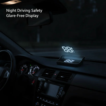 Car Head up HD Display GPS Speedometer KMH Digital HUD Windshield Projector Auto Electronics Projector Display White Green Light