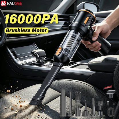 Car Vacuum Cleaner Portable Wireless Vacuum Cleaner 16000PA Strong Suction Handheld Vacuum Cleaner Powerful Blower for Car Home